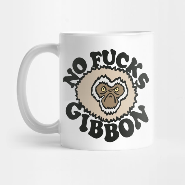 No Fucks Gibbon Angry Monkey No Fucks Given by BluVelvet